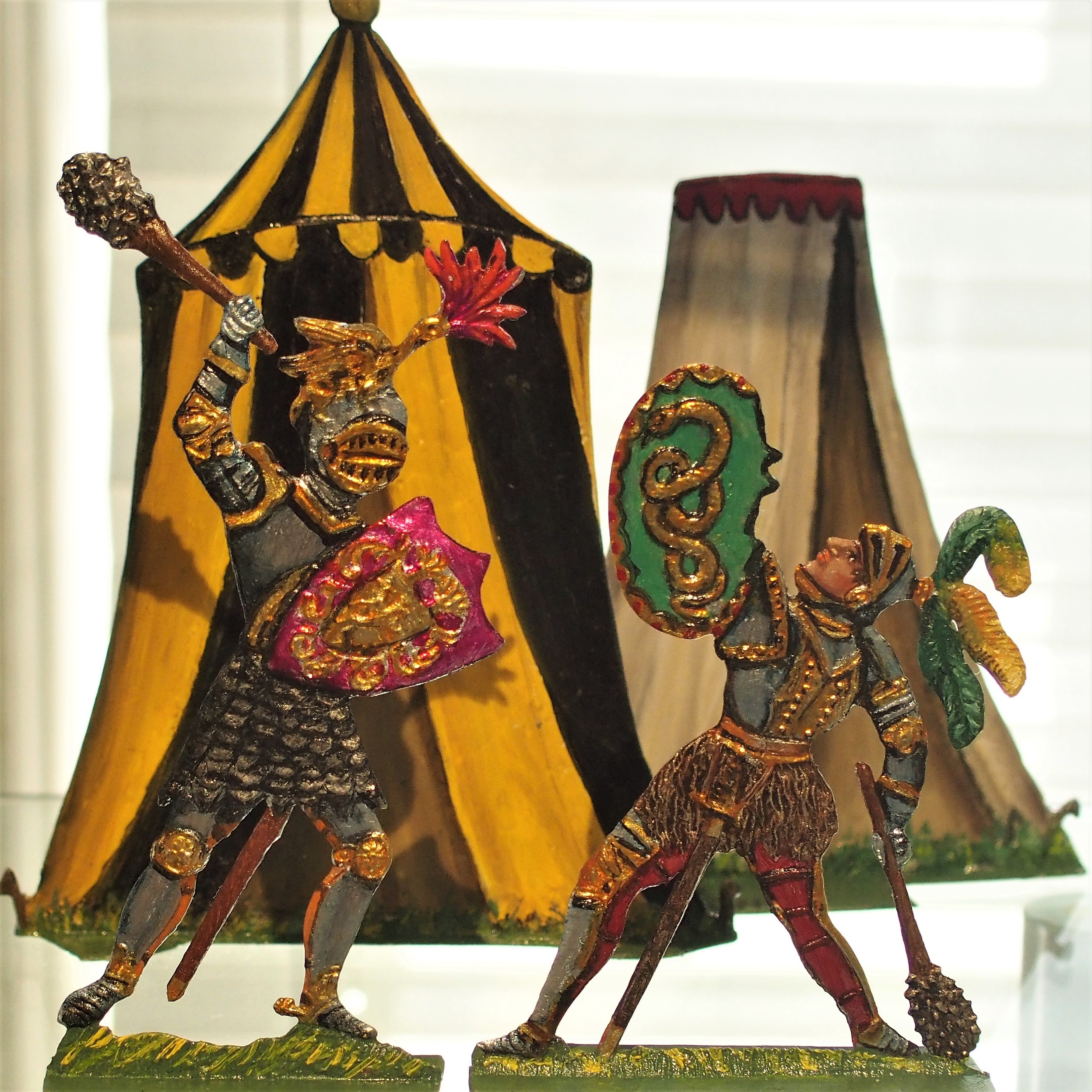 figuren uit het atelier Engels, Verden, Duitsland; midden 19e eeuw
