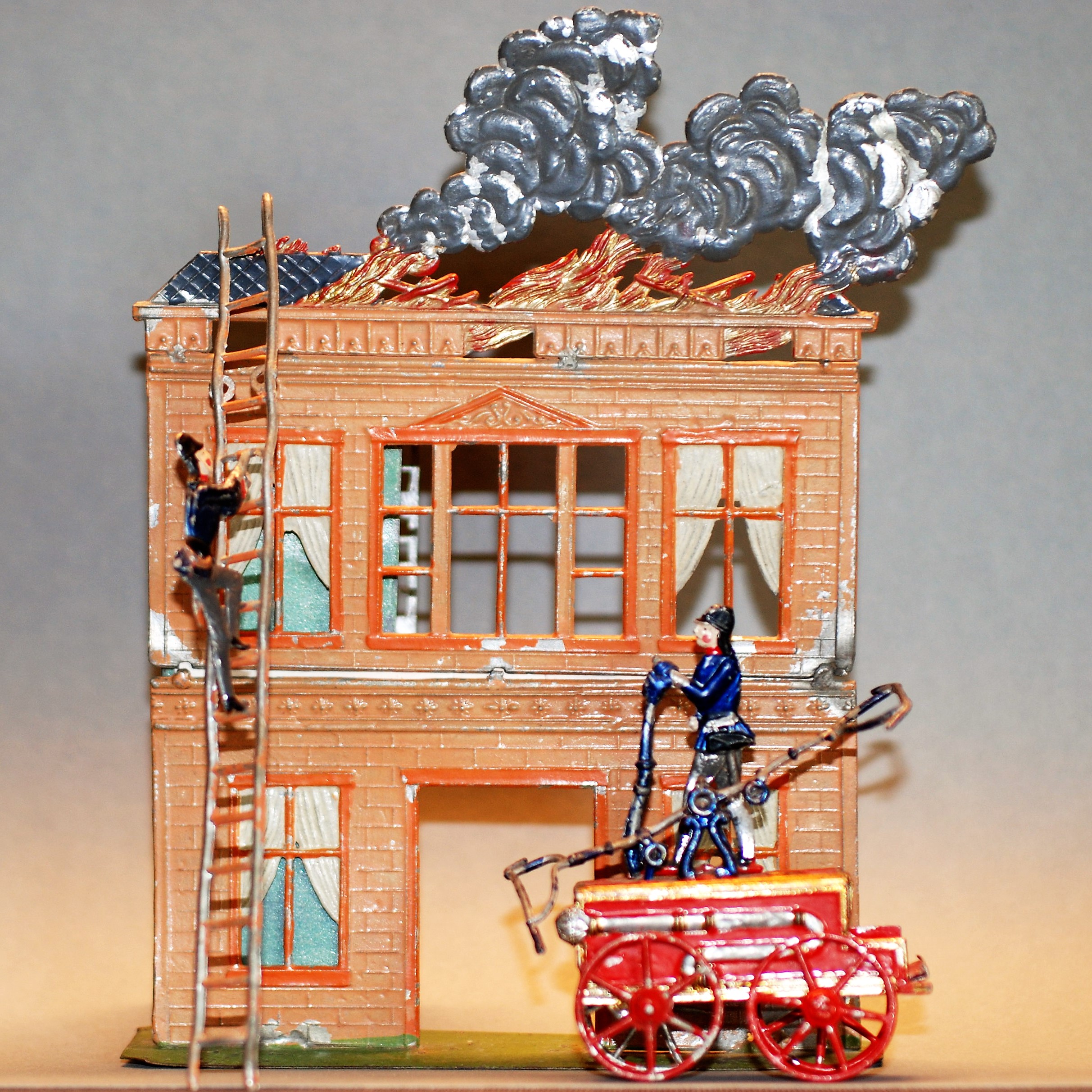 Brandweerserie van het atelier Krause, 19e eeuwse figuren