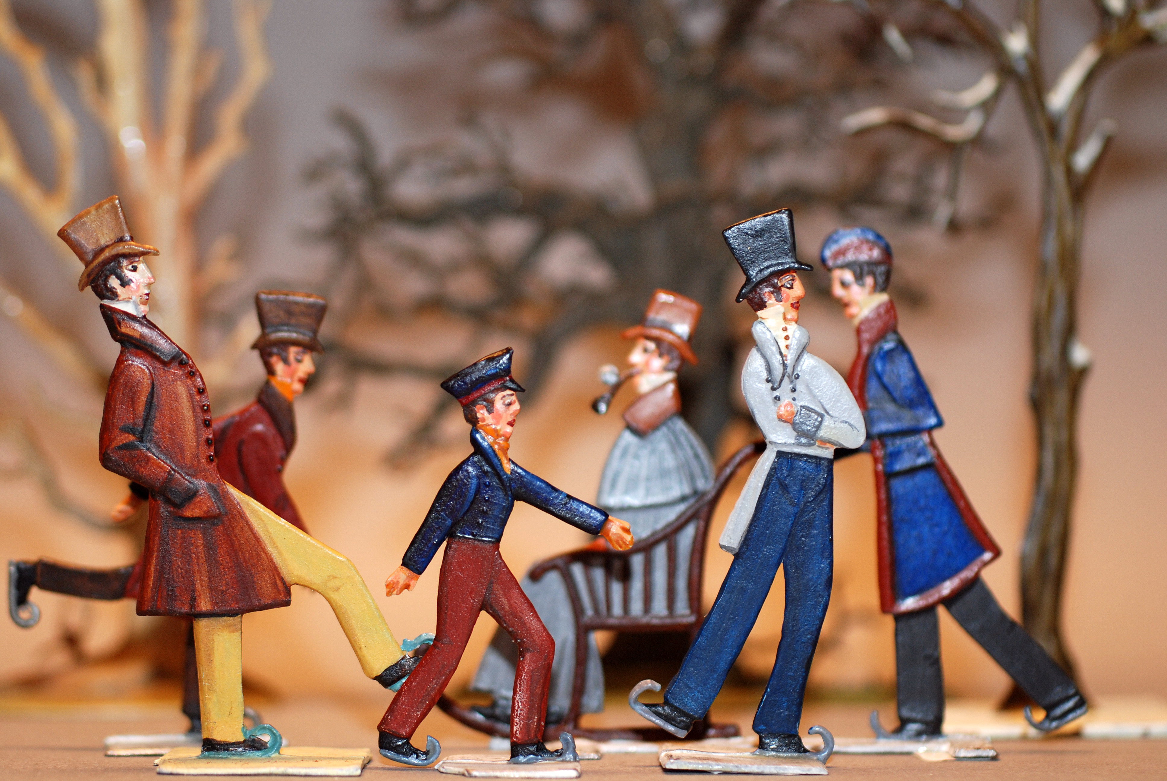 figuren uit het atelier Engels, Verden, Duitsland; midden 19e eeuw