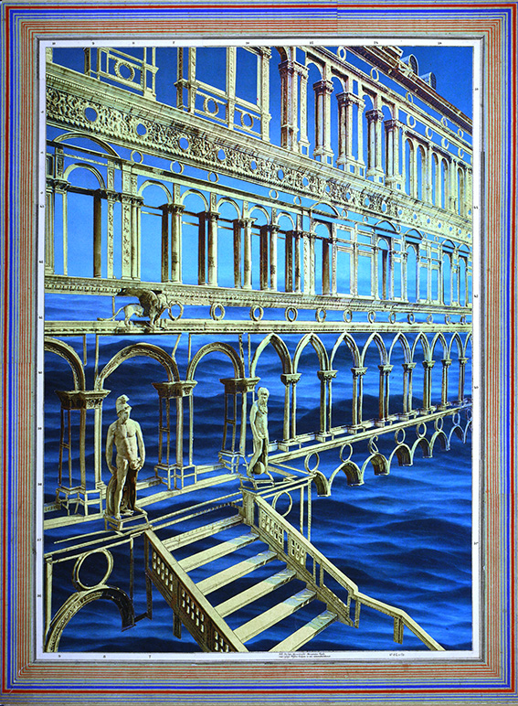 ‘Framer framed’, 48 x 33 cm. 2021. Collection artist