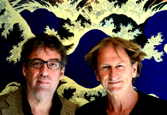 Joost Zwagerman and Harald Vlugt, 2015. Photo; Bas Vlugt
