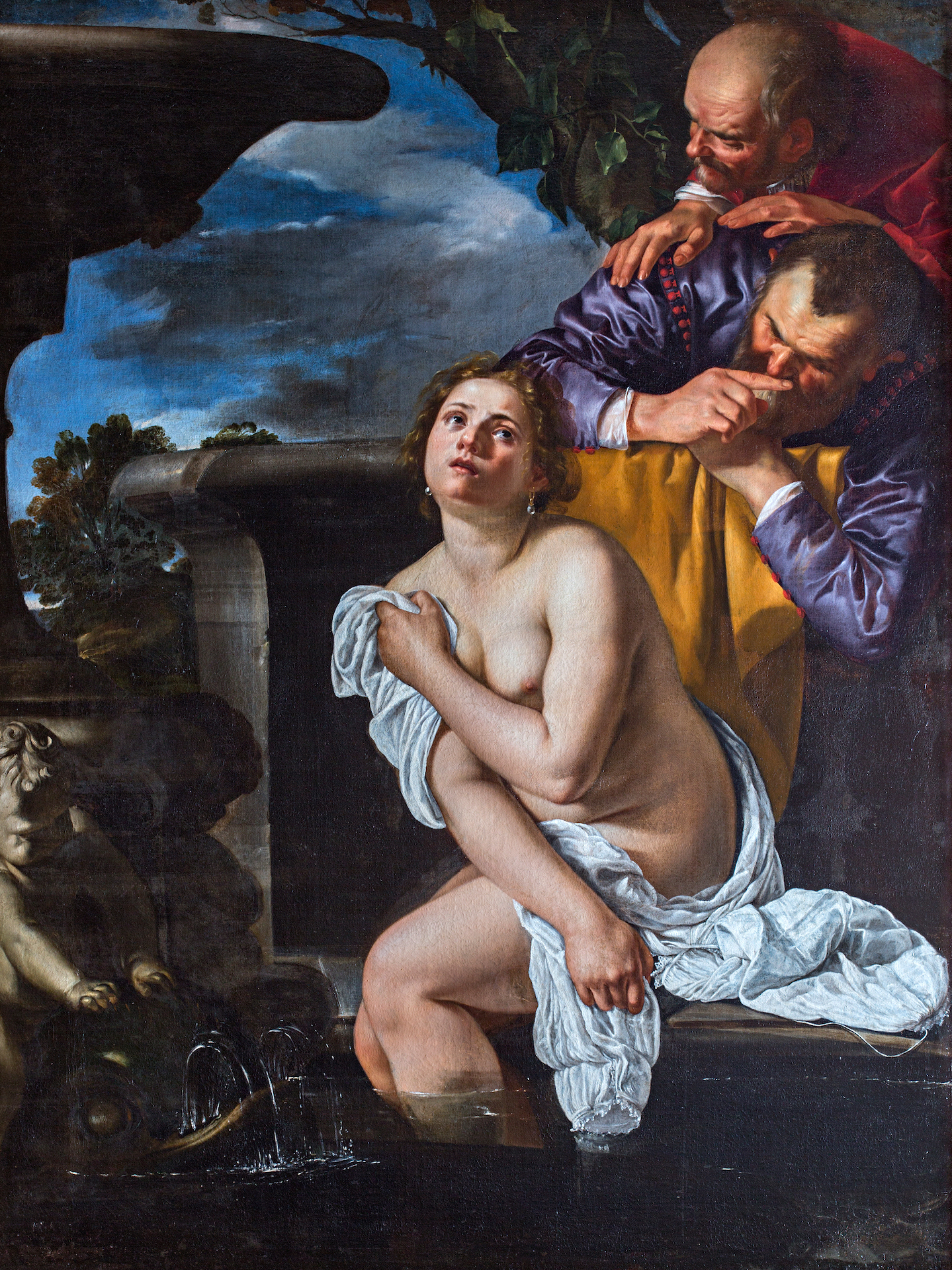 Artemisia Gentileschi, Susanna en de Ouderlingen, 1622 Burghley House collection